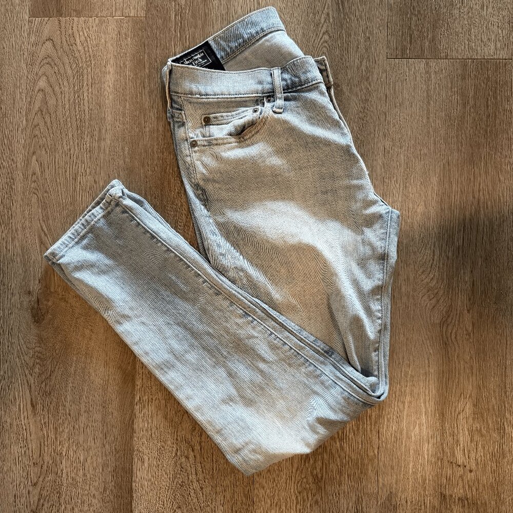 Abercrombie & Fitch Felix Super Skinny Stretch Jeans Light Wash 32x32